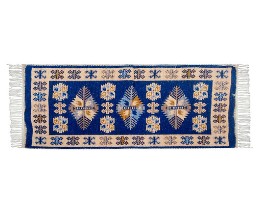 Passadeira Indiana Kilim Antep Azul, Azul | WestwingNow