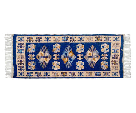 Passadeira Indiana Kilim Antep Azul