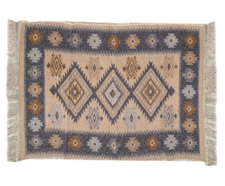 Tapete Indiano Kilim Cinza | WestwingNow