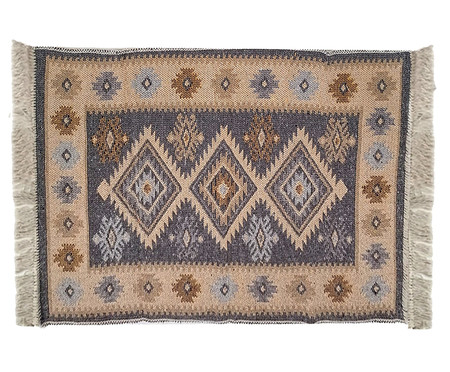 Tapete Indiano Kilim Cinza | WestwingNow