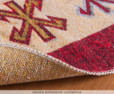 Tapete Indiano Kilim Antep Itubore Vermelho | WestwingNow