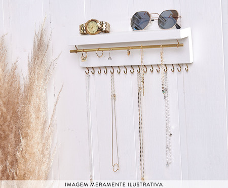 Porta-Joia Gold Branco | WestwingNow