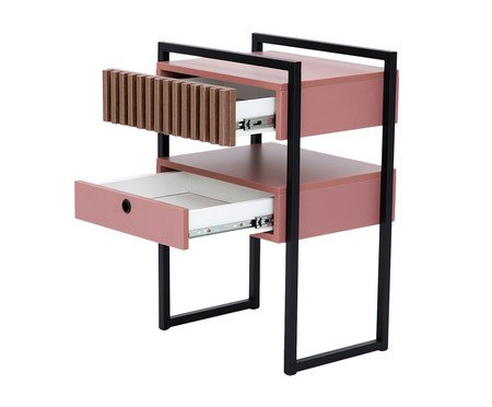 Mesa de Cabeceira Inno - Rosa Glamour | WestwingNow
