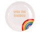 Prato Decorativo Rainbow, Branco | WestwingNow