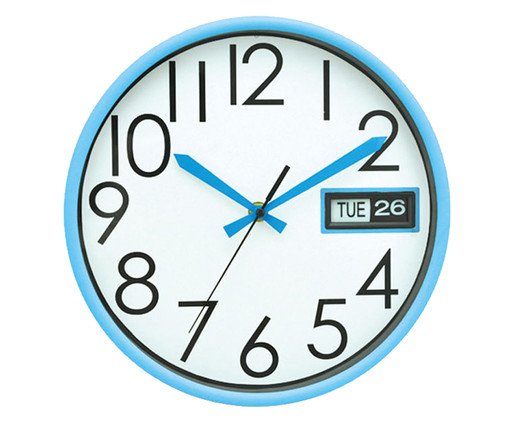 Relógio de Parede Calendário Azul, Azul | WestwingNow