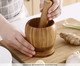 Jogo de Pilão e Descascador em Bambu Wzorek, Natural | WestwingNow