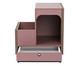 Mesa Lateral Pet Inno - Rosa Glamour, Rosa | WestwingNow