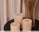 Trio de Velas Tronco, Natural | WestwingNow