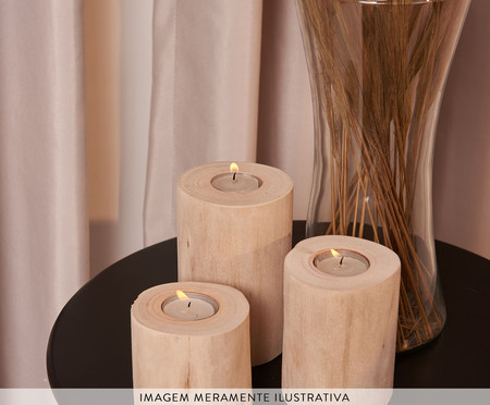 Trio de Velas Tronco | WestwingNow