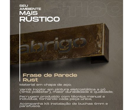 Frase de Ferro Rust 