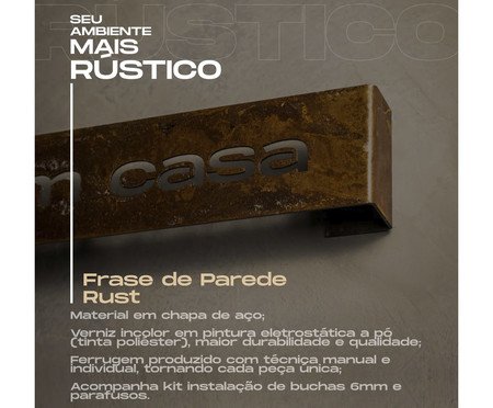 Frase de Ferro Rust 