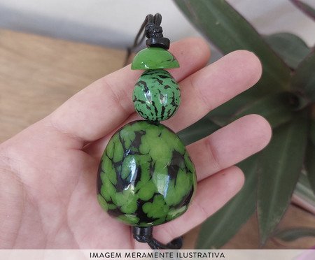 Colar Pingente Jarina Verde | Westwing