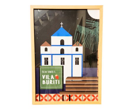 Quadro Print Vila Buriti Colorido | Westwing