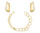 Conjunto Pulseira Claude Rive Vermeil e Argola Claude Rive Vermeil, Dourado | WestwingNow