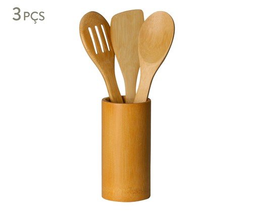 Jogo de Utensílios em Bambu Maggie, Natural | WestwingNow