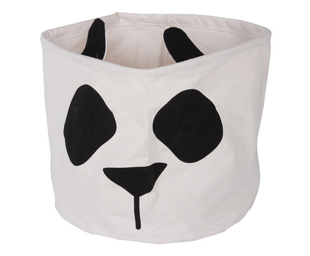 Cesto Organizador para Brinquedos Panda - 4X3X4cm