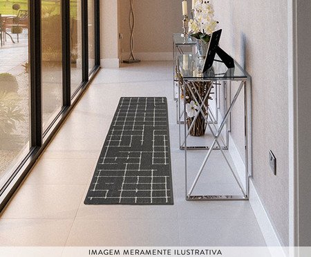 Passadeira Cotton Touch Game Cinza | Westwing