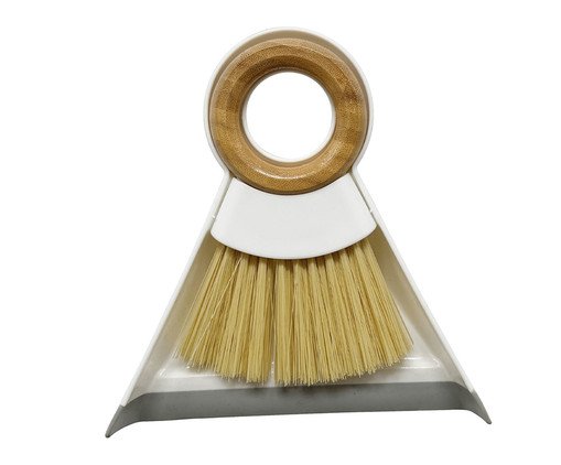 Jogo de Escova com Pá de Limpeza, Natural | WestwingNow