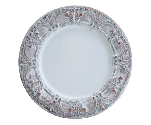 Sousplat Samanta - Cinza, Cinza | WestwingNow