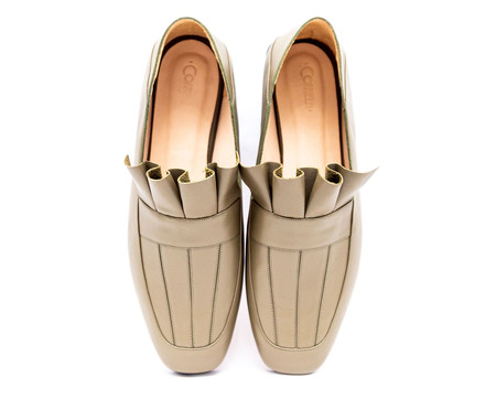 Loafer em Couro Belleville Verde Oliva | WestwingNow