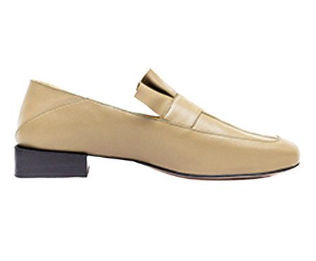 Loafer em Couro Belleville Verde Oliva