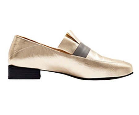 Loafer em Couro Belleville Ouro