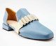 Loafer em Couro Louvre Azul e Off-White, multicolor | WestwingNow