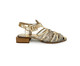 Fisherman Pompidou Flat Ouro Metalizado, Dourado | WestwingNow