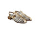 Fisherman Pompidou Flat Ouro Metalizado, Dourado | WestwingNow