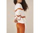 Blusa Listrada Duo Off-White, Colorido | WestwingNow