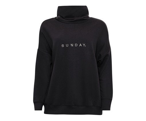 Blusa Moletom Sunday Preta, Colorido | WestwingNow