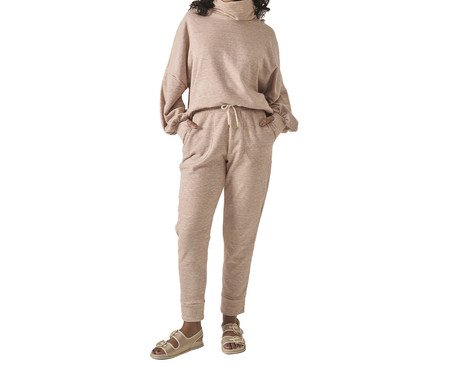 Calça Fleece Nude | Westwing