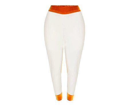 Calça Duo Caramelo Off-White | Westwing