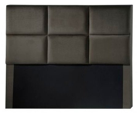 Cabeceira em Veludo Vernon -  Marrom