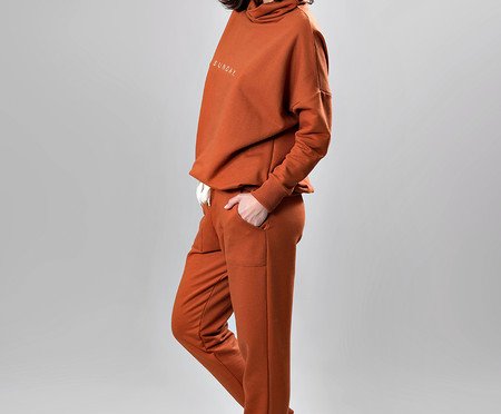 Calça Moletom Sunday Gaia Marrom | Westwing