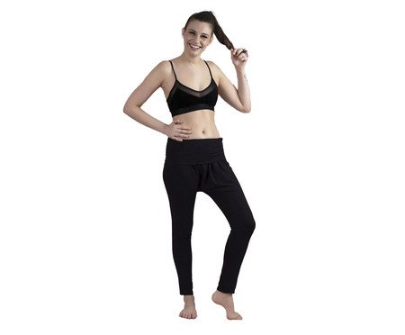 Calça Saruel Comfy Preta | Westwing