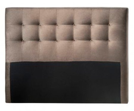 Cabeceira Painel em Veludo Full Genebra - Café