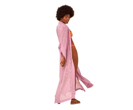 Kimono Solar Hortênsia Lilás | Westwing