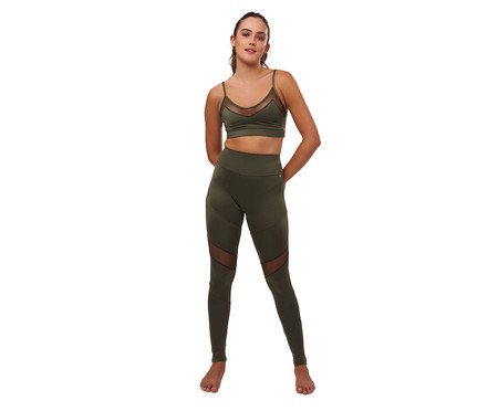 Legging Athletic Verde