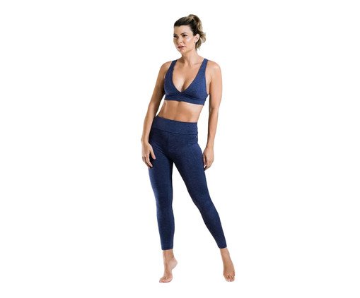 Legging Mescla Azul, Colorido | WestwingNow