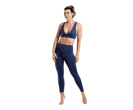 Legging Mescla Azul