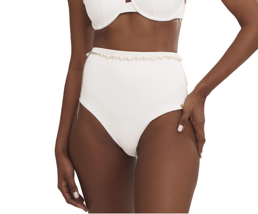 Hot Pant Conchas Off White, Colorido | WestwingNow