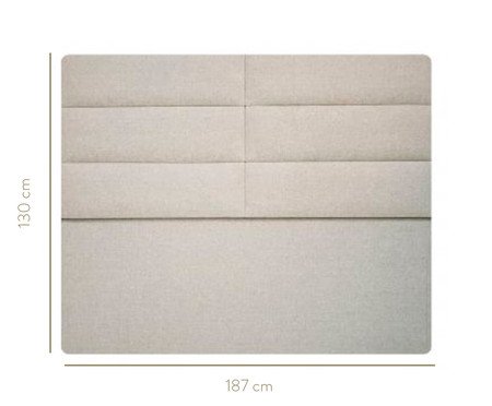 Cabeceira em Linho Líbano - Areia Especial | Westwing
