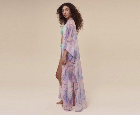 Kimono em Organza Madrepérola | Westwing