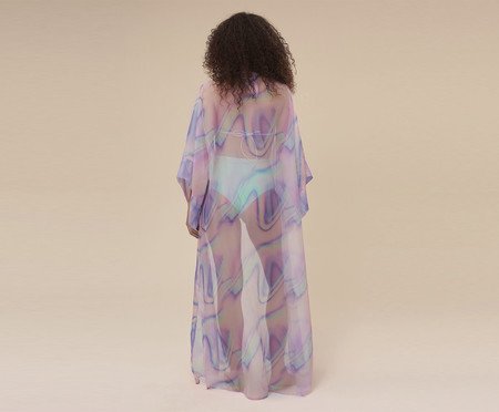 Kimono em Organza Madrepérola | Westwing