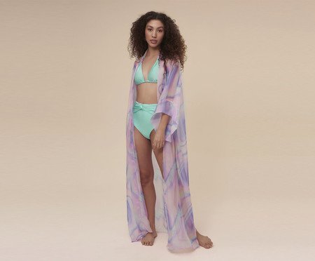 Kimono em Organza Madrepérola | Westwing