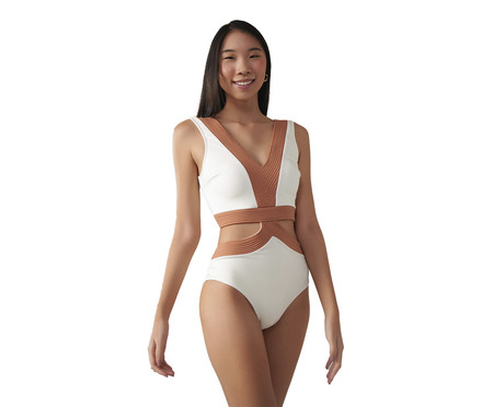 Maiô Silhueta Contour Off White | Westwing