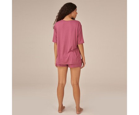 Pijama Sweet Curto com Renda Sweet Figo | Westwing