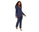 Pijama Longo Classic Azul Marinho, Colorido | WestwingNow