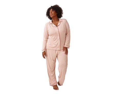 Pijama Classic Longo Champagne